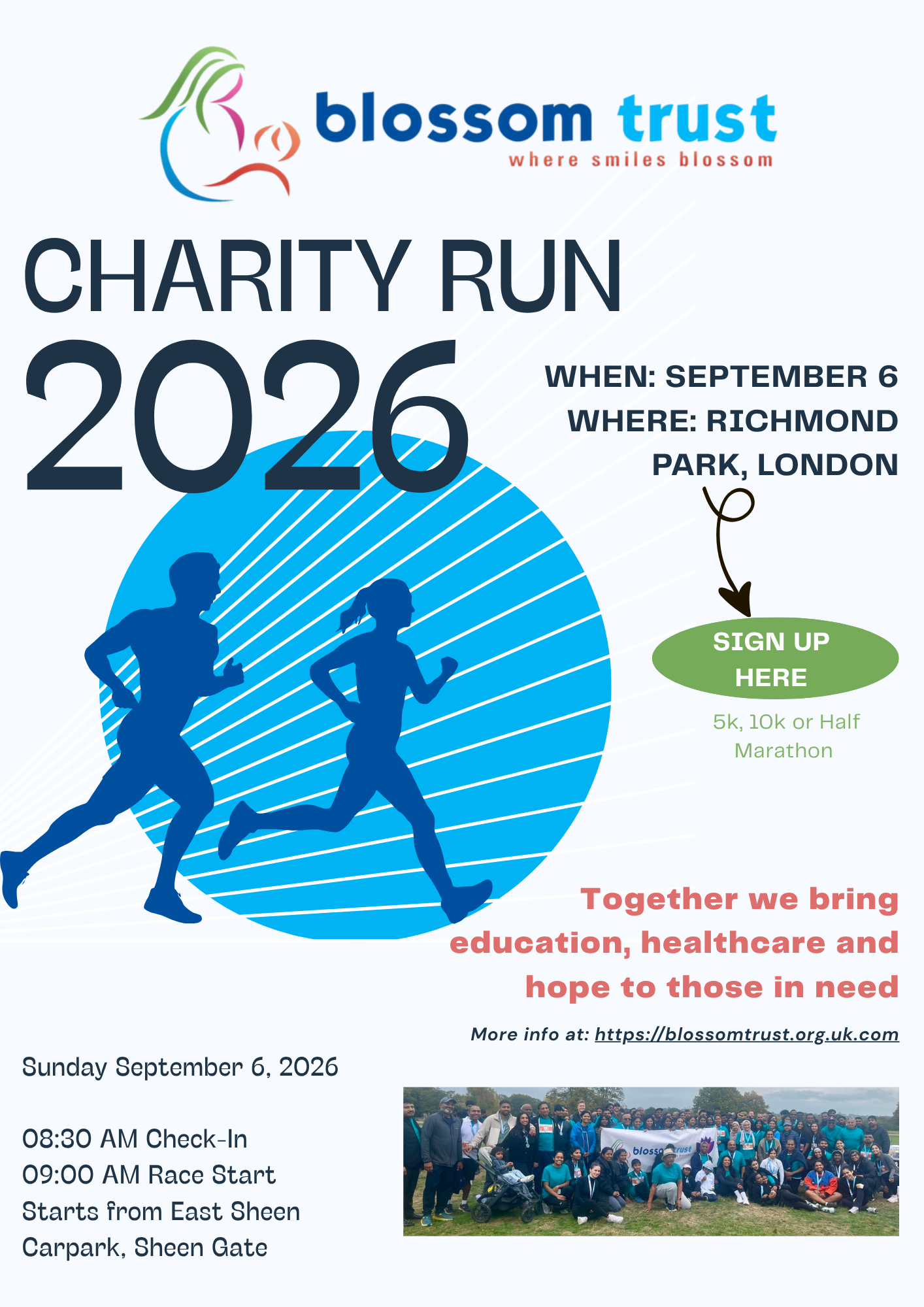 Blossom Trust Charity Run 2026